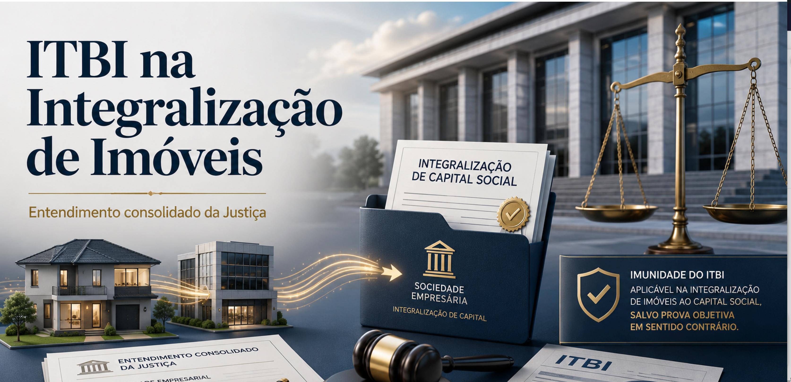 Justiça reforça imunidade de ITBI na integralização de imóveis